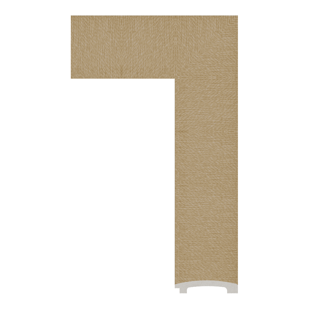5954-WK-D-512 — 8.8cm Natural PS Moldura para Quadro