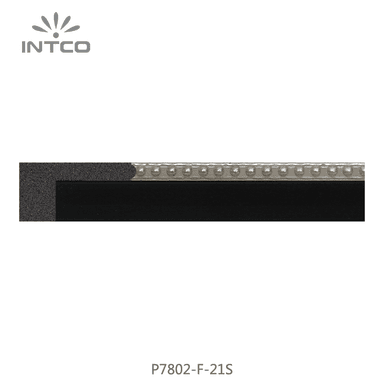 P7802-F-21S — 2.3cm Silber PS Bilderrahmenleiste