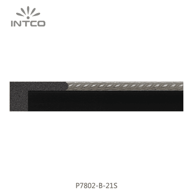 P7802-B-21S — 2.3cm Silber PS Bilderrahmenleiste