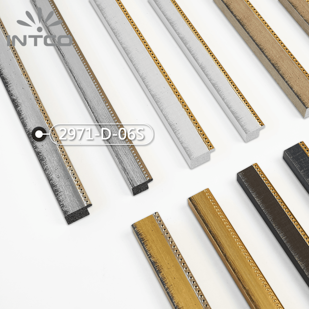 2971-D-06S — 2.54cm Prateado PS Moldura para Quadro