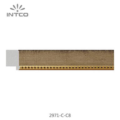 2971-C-C8 — 2.54cm Natural PS Moldura para Marco de Fotos