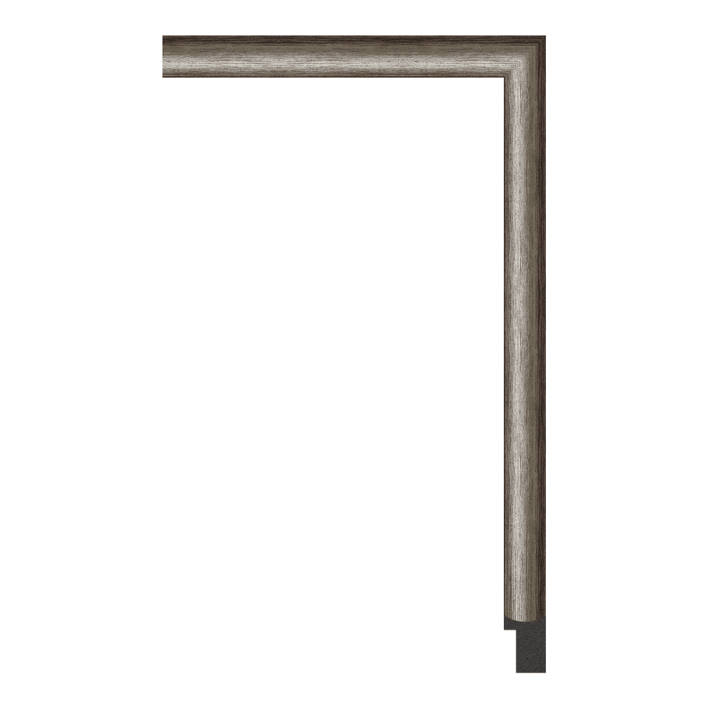 2760-103ST — 2.55cm Silber PS Bilderrahmenleiste