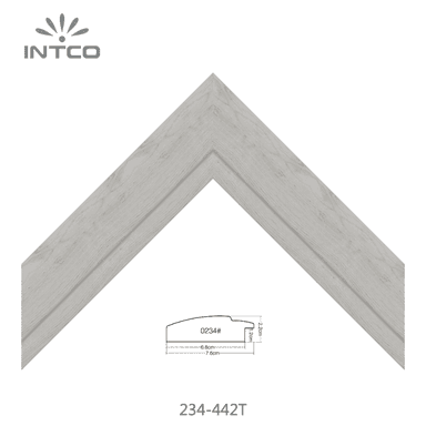 234-442T — 7.56cm Blanc PS Baguette d'Encadrement