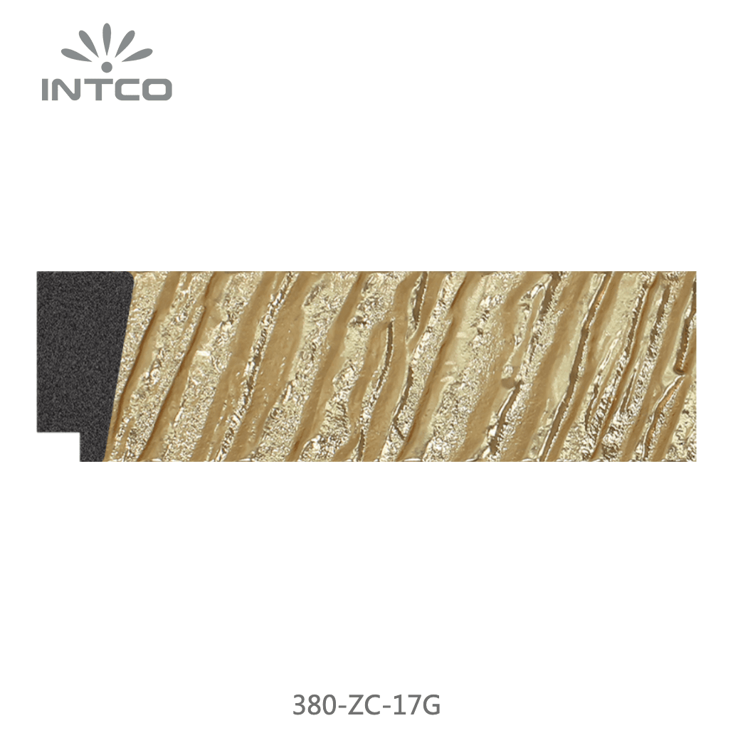 380-ZC-17G — 3.92cm Gold PS Bilderrahmenleiste