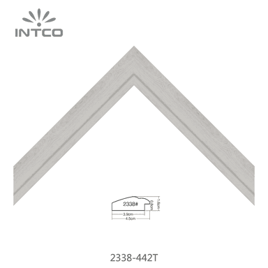 2338-442T — 4.47cm Blanc PS Baguette d'Encadrement