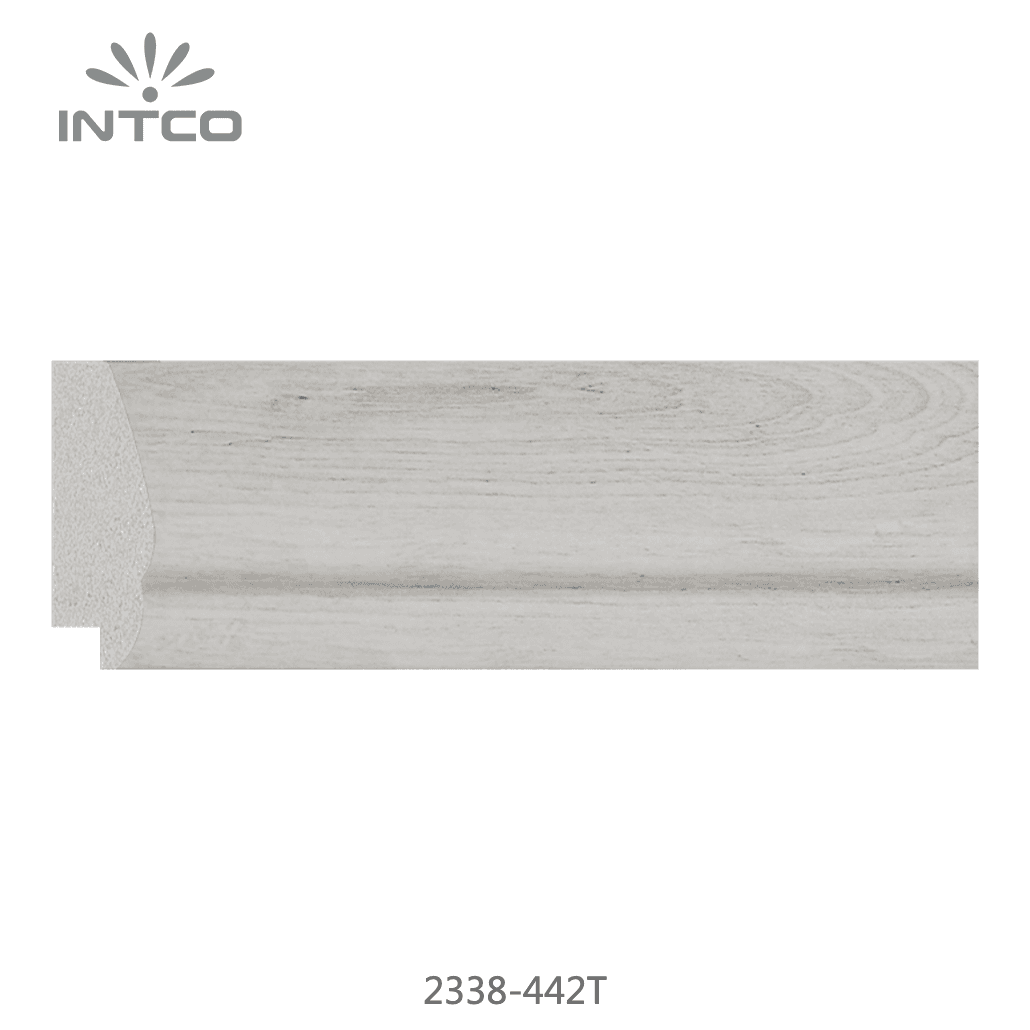 2338-442T — 4.47cm Blanc PS Baguette d'Encadrement