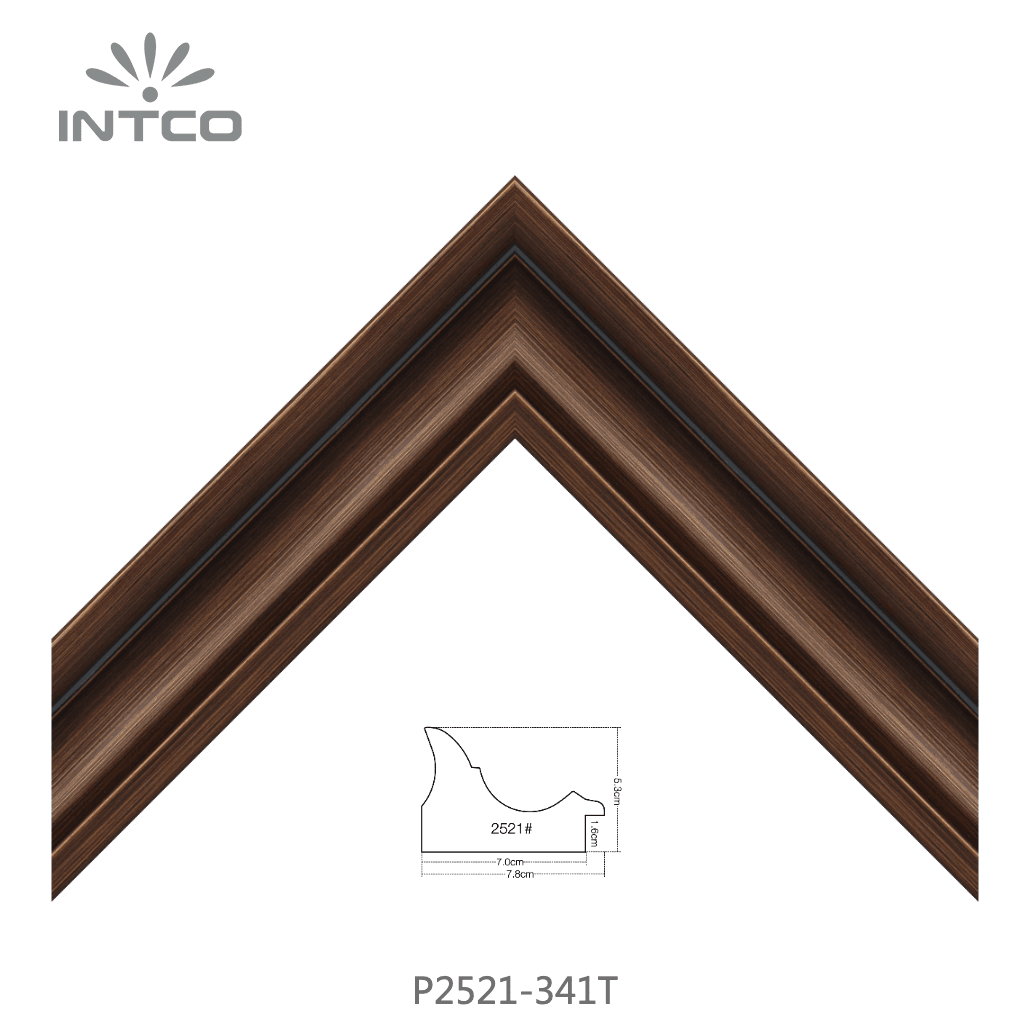 P2521-341T — 7.76cm Bronze PS Moldura para Quadro