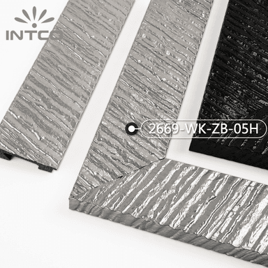 2669-WK-ZB-05H — 7.63cm Silber PS Bilderrahmenleiste