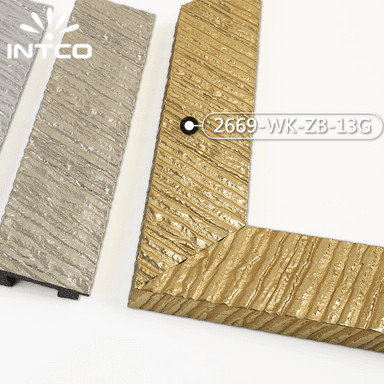 2669-WK-ZB-13G — 7.63cm Dourado PS Moldura para Quadro