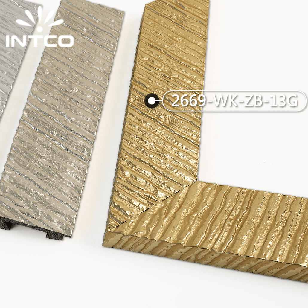 2669-WK-ZB-13G — 7.63cm Dourado PS Moldura para Quadro