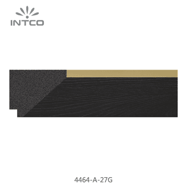 4464-A-27G — 3.81cm Schwarz PS Bilderrahmenleiste