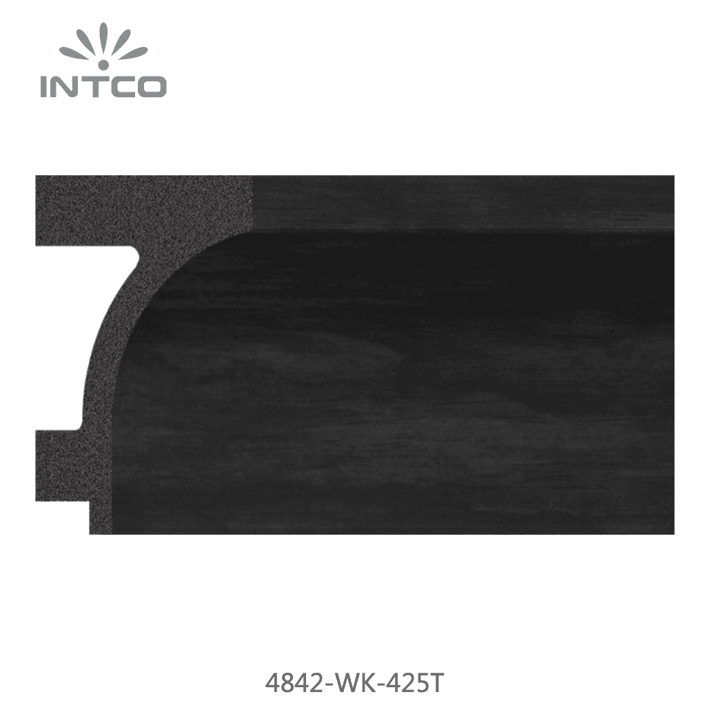 4842-WK-425T — 7.59cm Preto PS Moldura para Quadro
