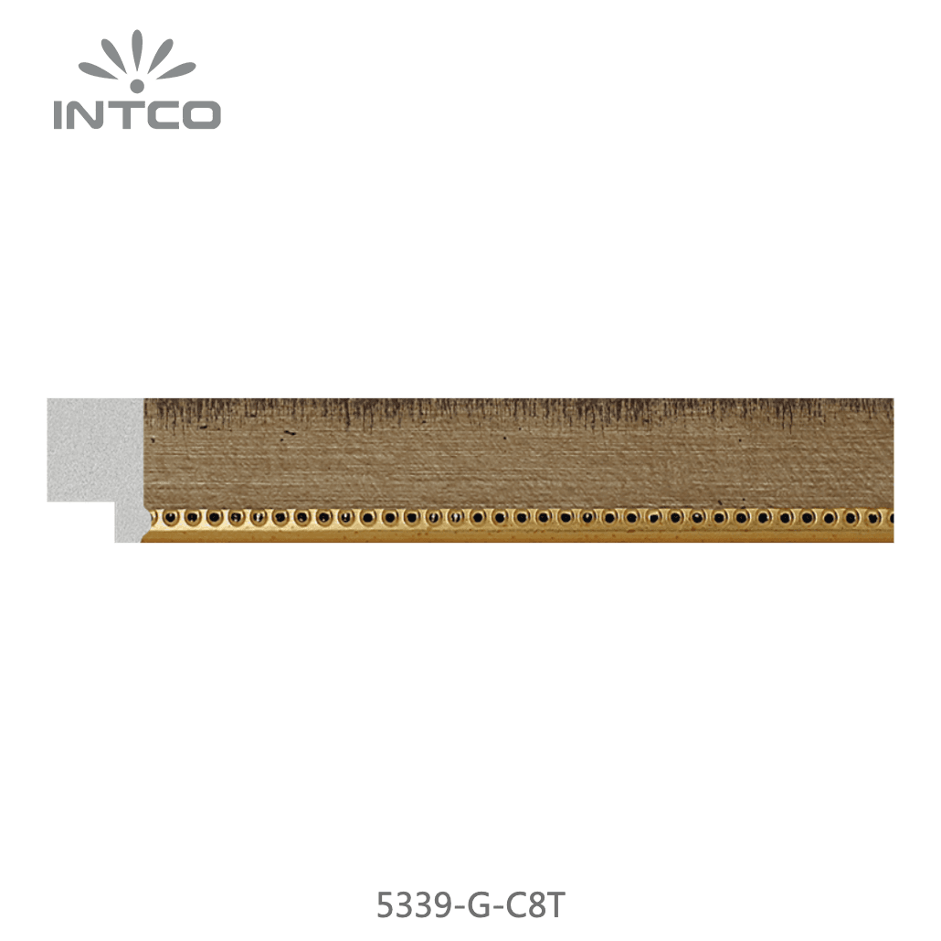 5339-G-C8T — 2.05cm PS Picture Frame Moulding