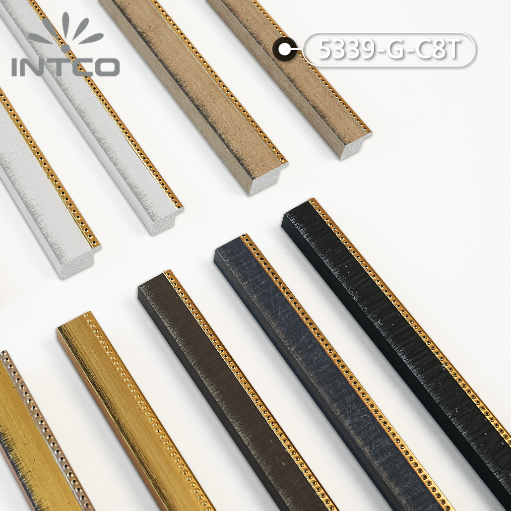 5339-G-C8T — 2.05cm PS Picture Frame Moulding