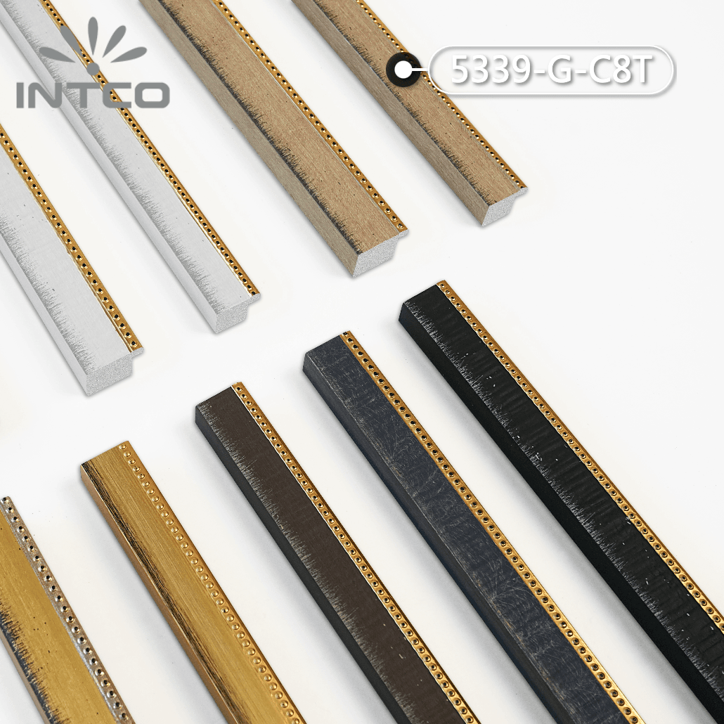 5339-G-C8T — 2.05cm PS Picture Frame Moulding