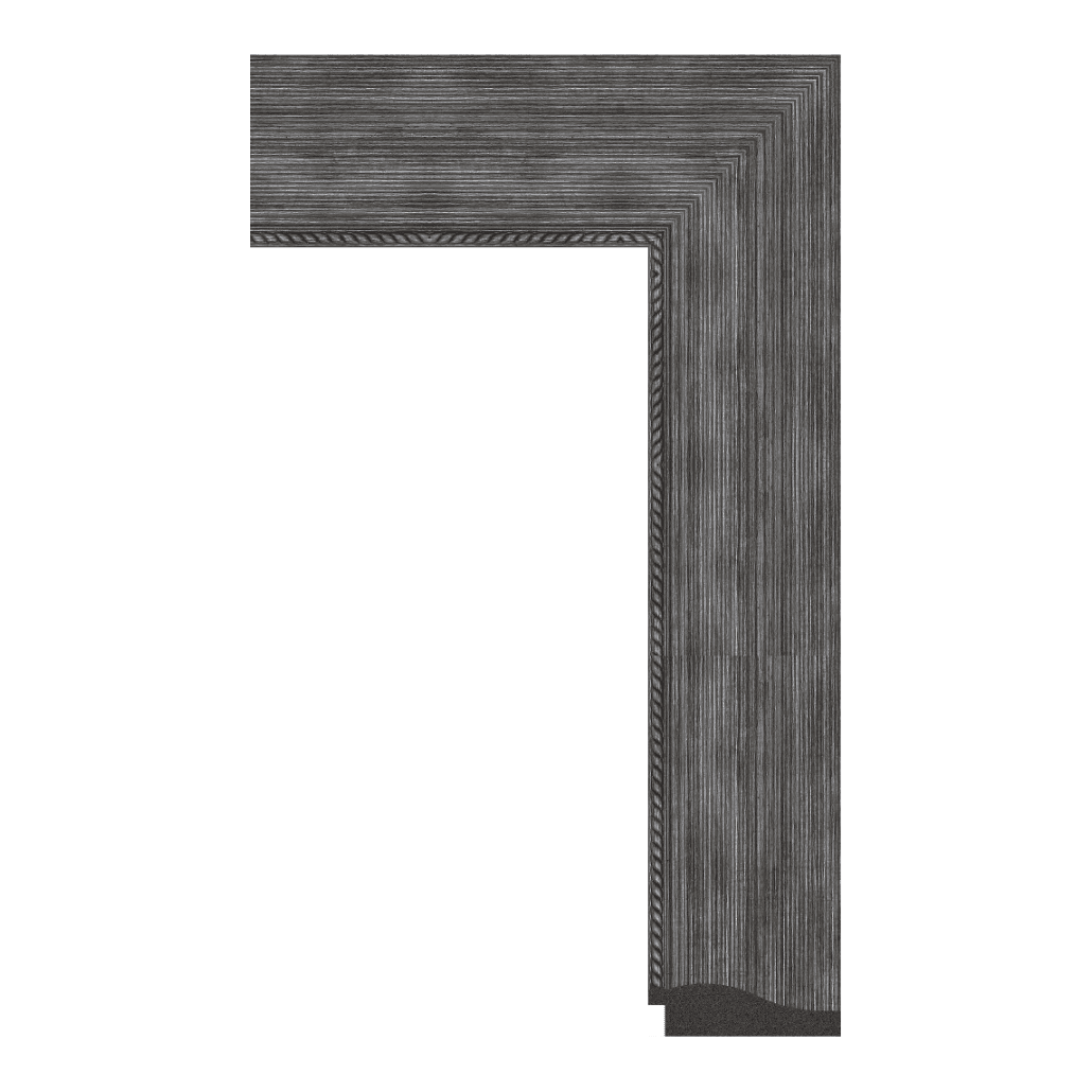 6820-ZA-741 — 7.62cm Argenté PS Baguette d'Encadrement