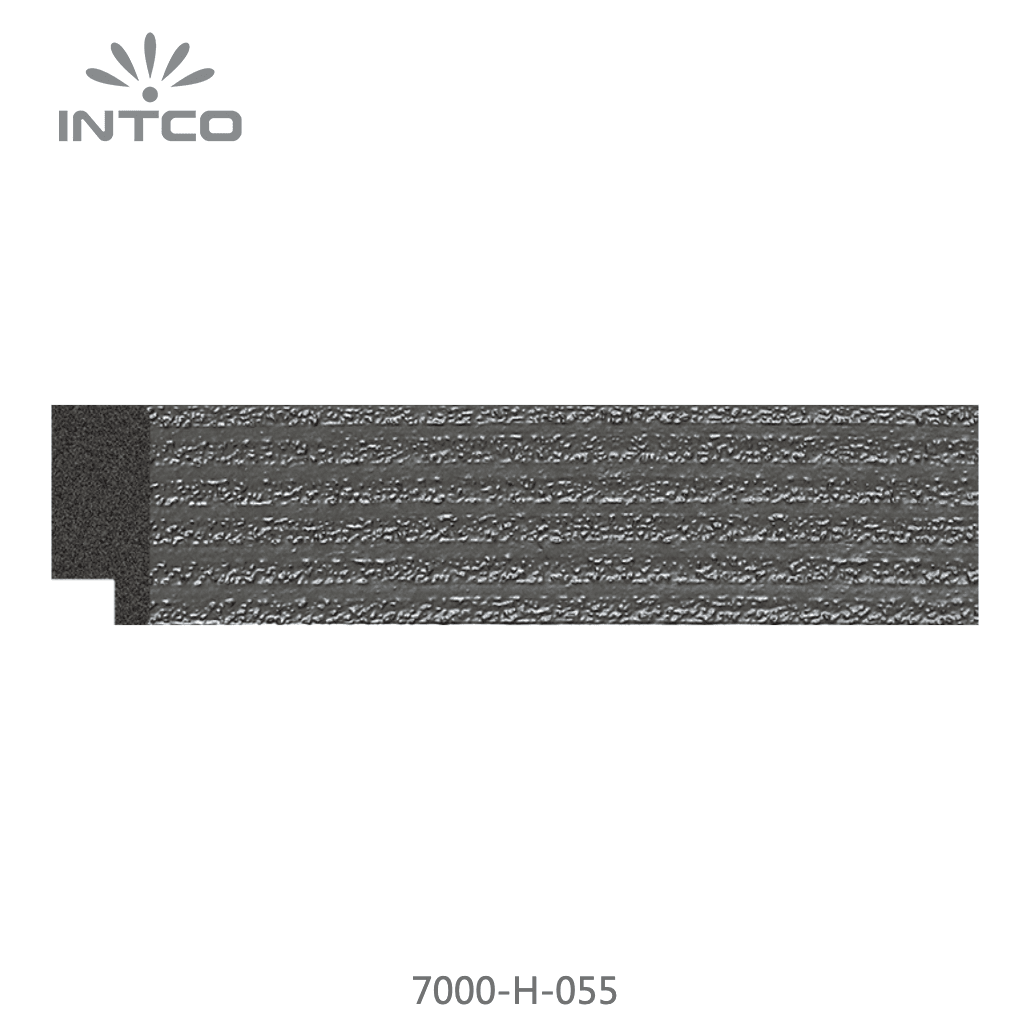 7000-H-055 — 3.18cm Silver PS Picture Frame Moulding