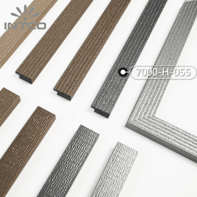 7000-H-055 — 3.18cm Silver PS Picture Frame Moulding