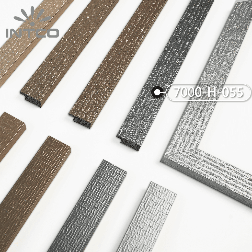 7000-H-055 — 3.18cm Silver PS Picture Frame Moulding