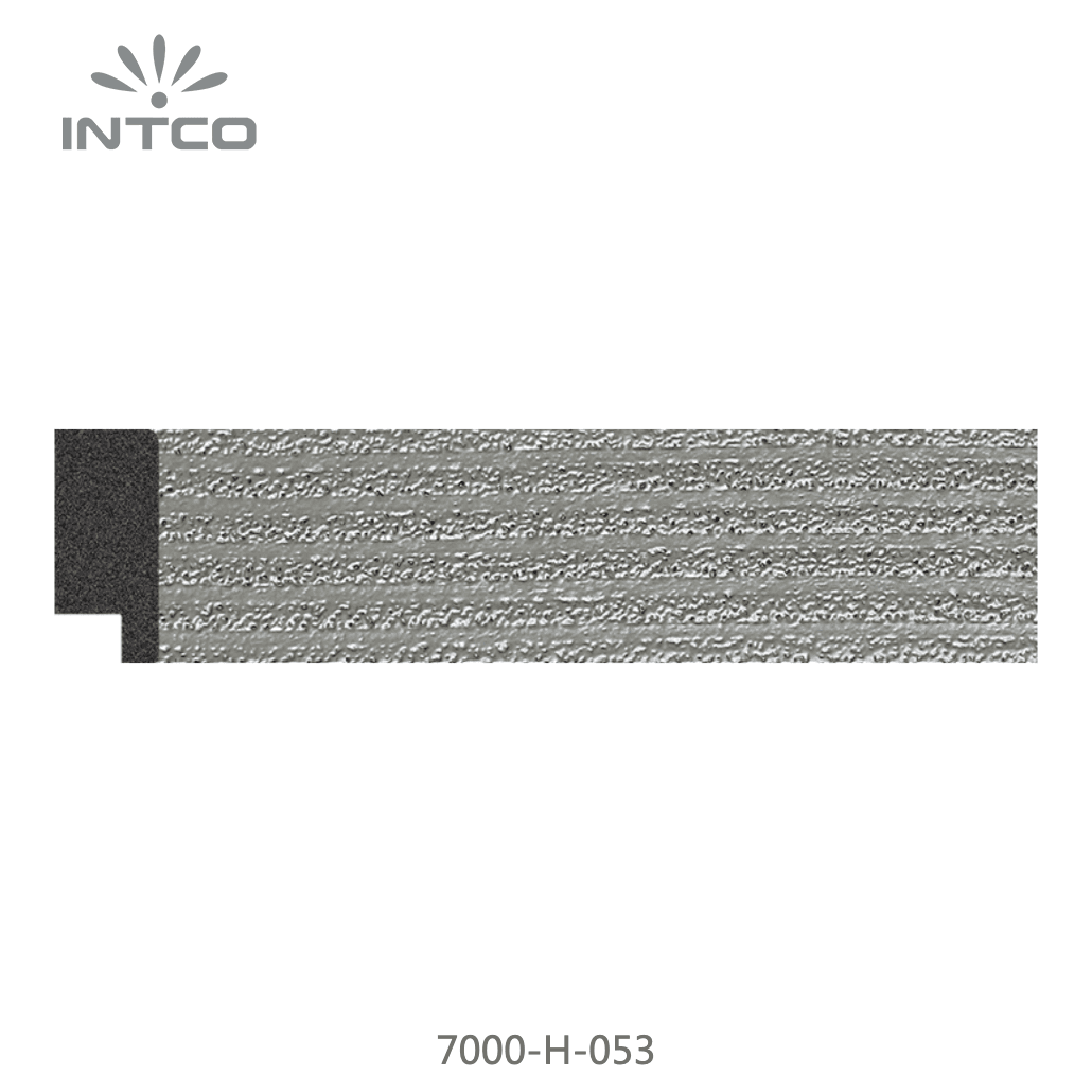 7000-H-053 — 3.18cm Silver PS Picture Frame Moulding