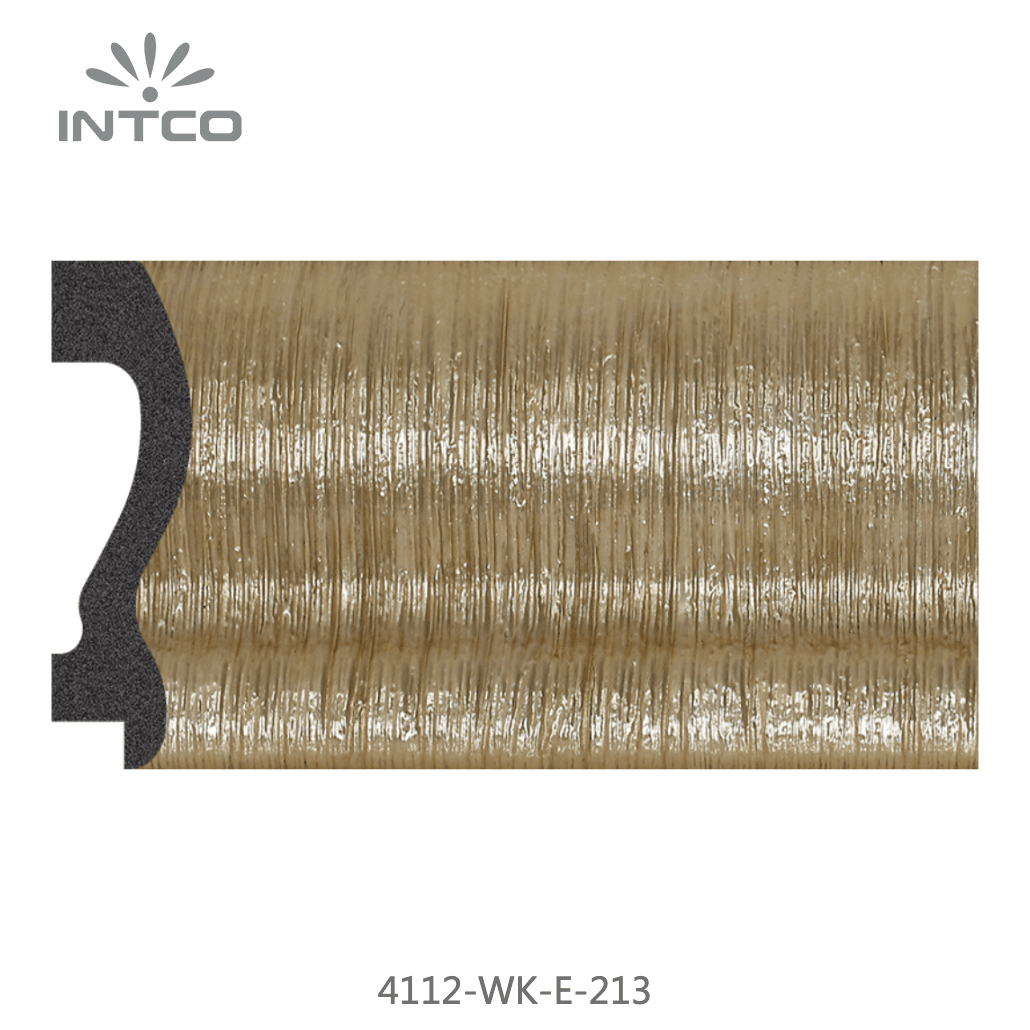 4112-WK-E-213 — 7.4cm Dorado PS Moldura para Marco de Fotos