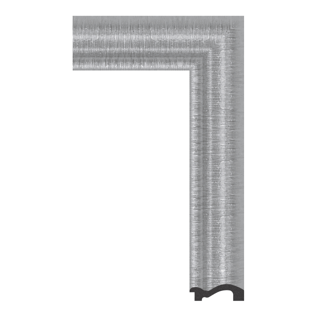 4112-WK-E-321 — 7.4cm Argenté PS Baguette d'Encadrement