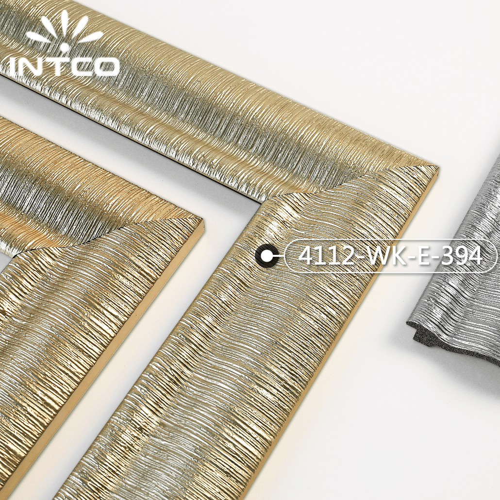 4112-WK-E-394 — 7.4cm Dourado PS Moldura para Quadro