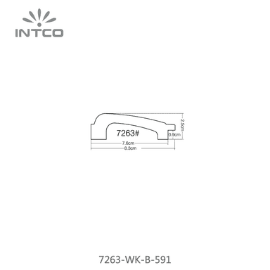 7263-WK-B-591 — 8.26cm PS Moldura para Quadro
