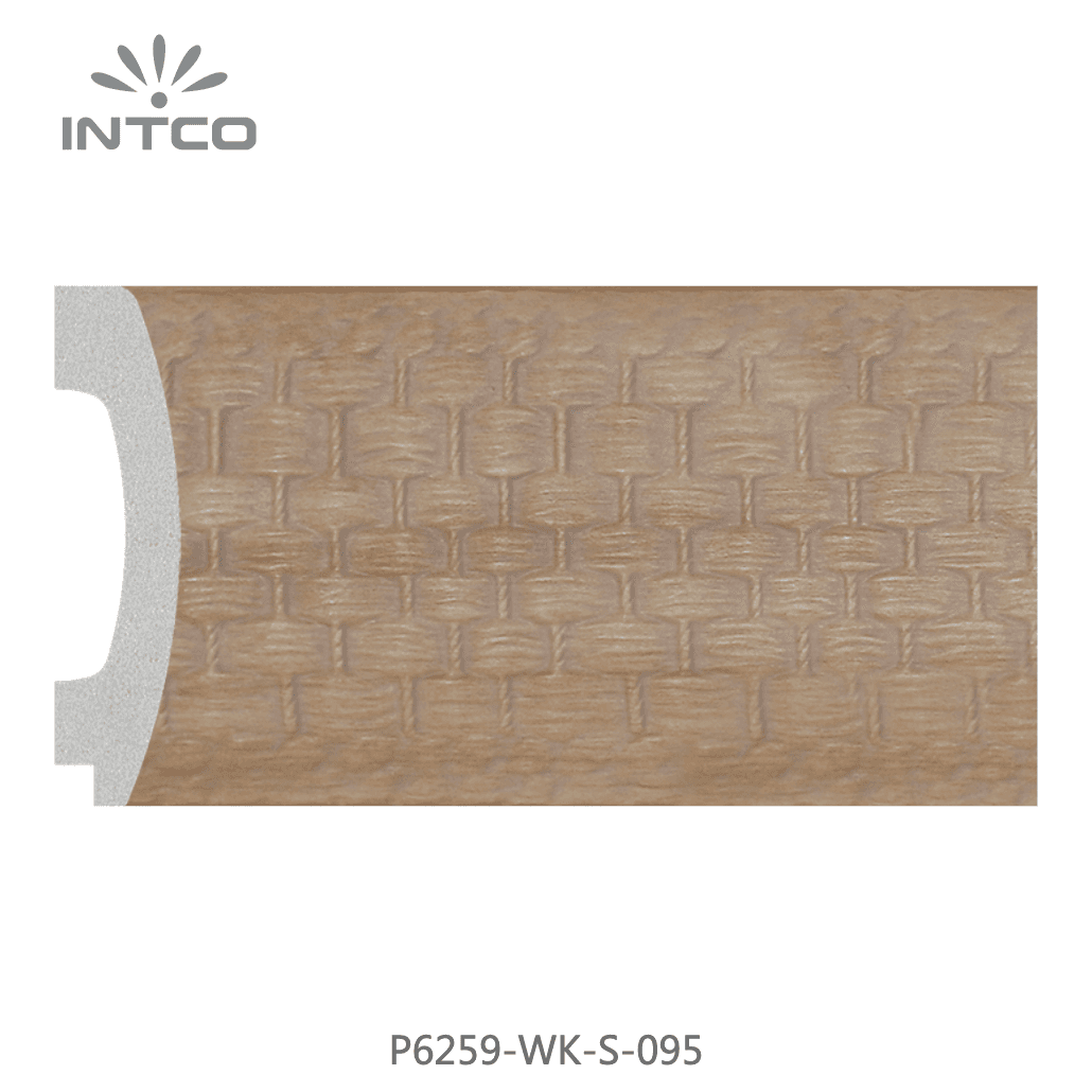 P6259-WK-S-095 — 7.1cm Natur PS Bilderrahmenleiste