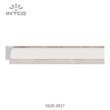 5628-091T — 2.5cm Blanc PS Baguette d'Encadrement