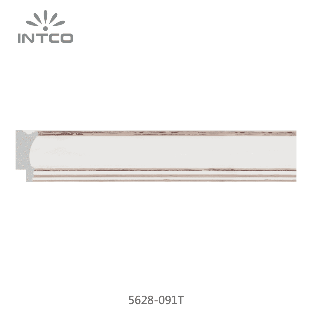 5628-091T — 2.5cm Blanc PS Baguette d'Encadrement