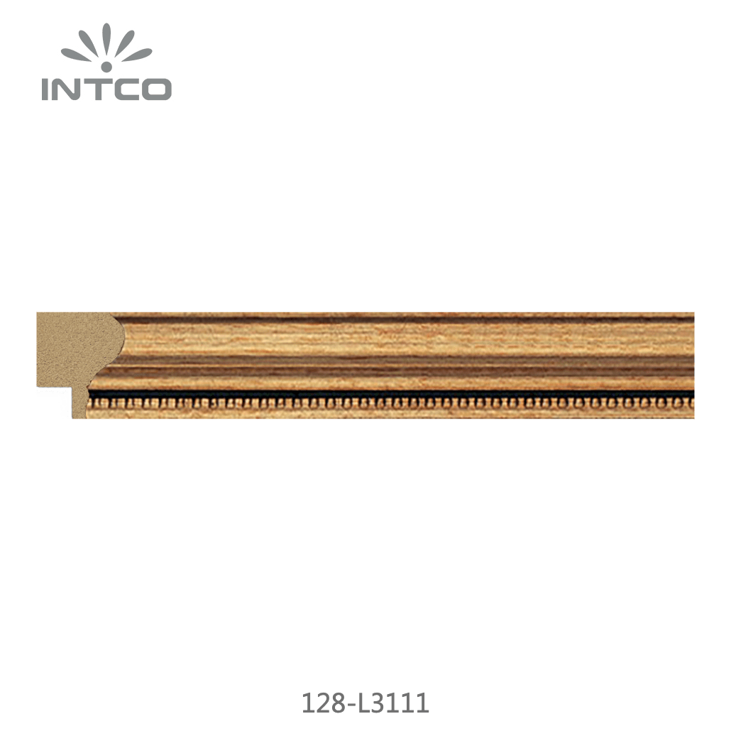 128-L3111 — 2cm Natur PS Bilderrahmenleiste