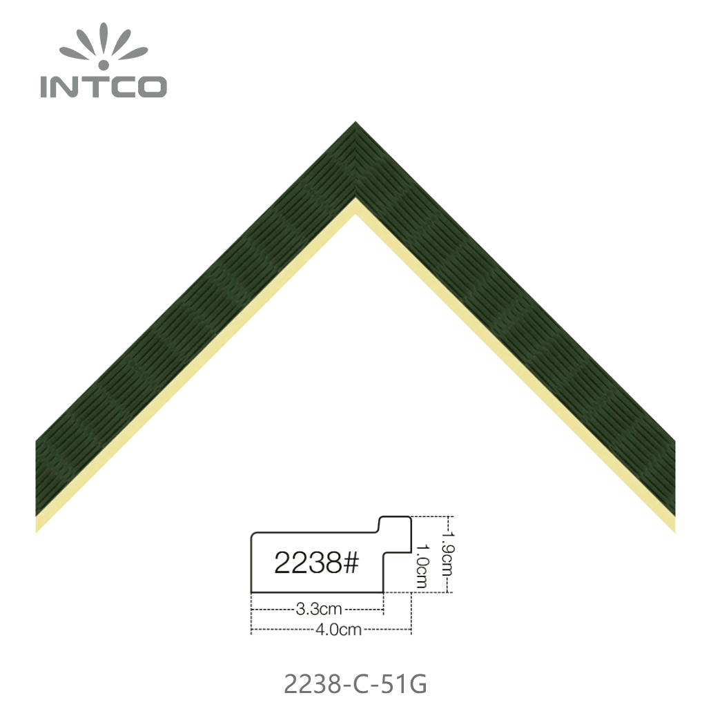 2238-C-51G — 4cm Multicolore PS Baguette d'Encadrement