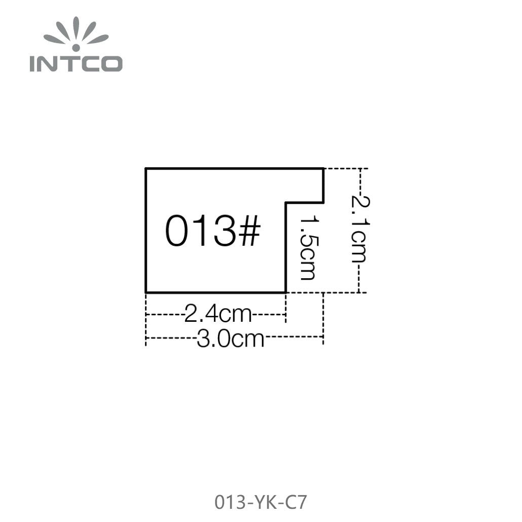 013-YK-C7 — 3.07cm PS Picture Frame Moulding