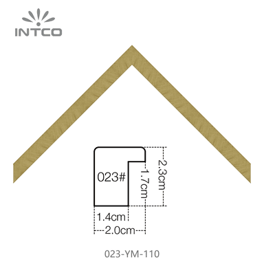 023-YM-110 — 1.95cm Bronze PS Bilderrahmenleiste
