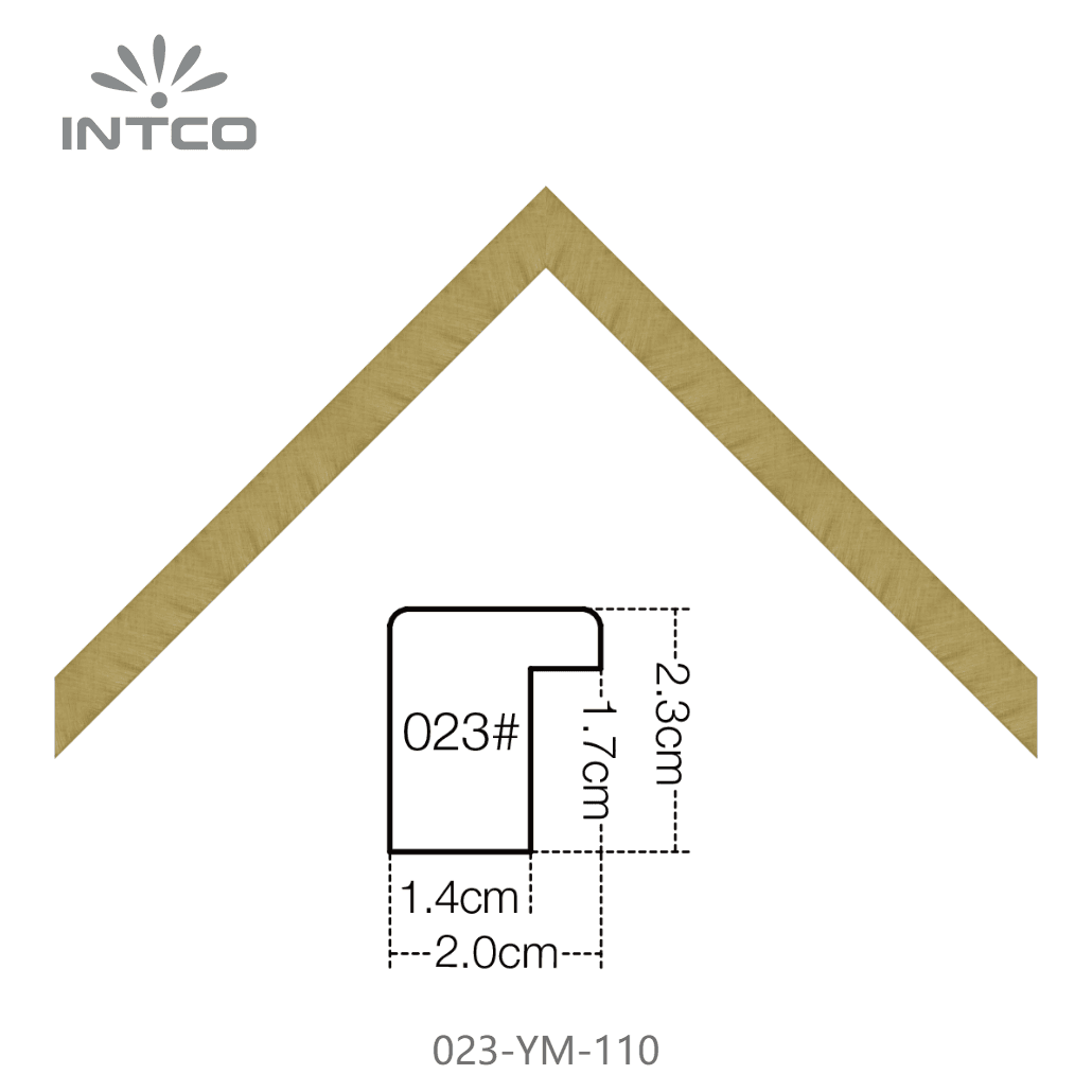 023-YM-110 — 1.95cm Bronze PS Bilderrahmenleiste