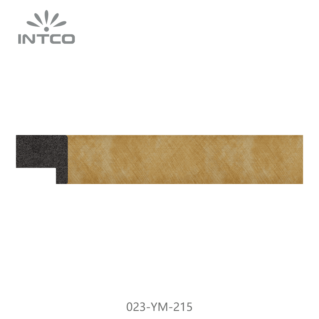 023-YM-215 — 1.95cm Dourado PS Moldura para Quadro