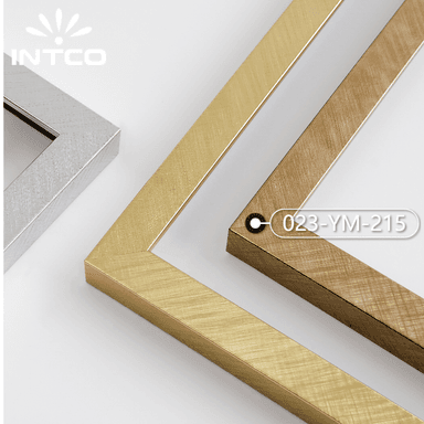 023-YM-215 — 1.95cm Dourado PS Moldura para Quadro