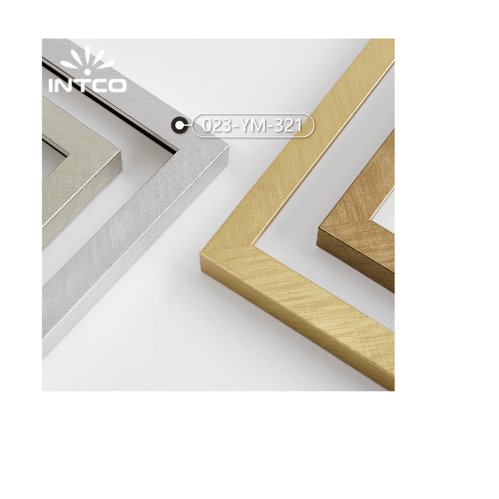 023-YM-321 — 1.95cm Argenté PS Baguette d'Encadrement
