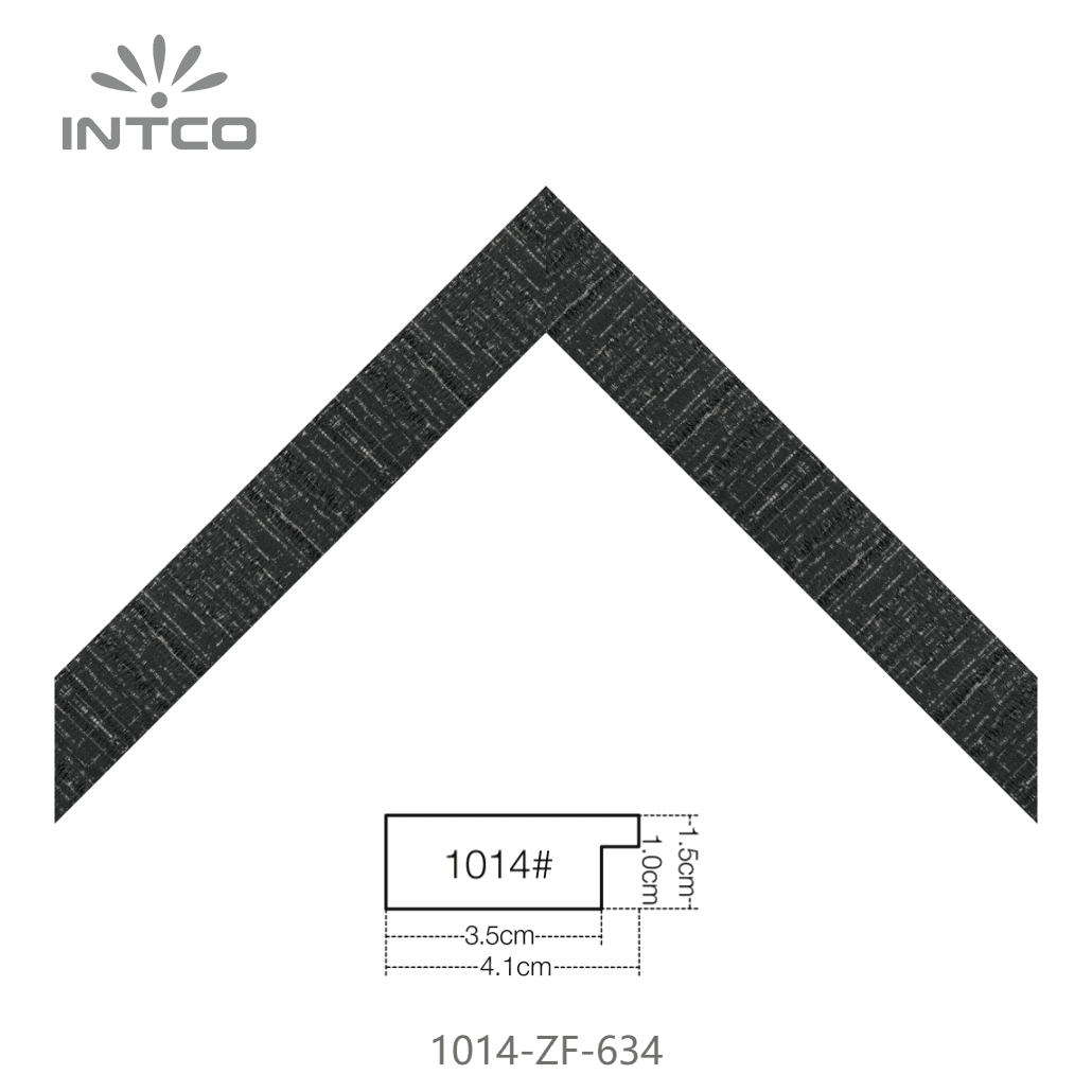 1014-ZF-634 — 4.06cm Natur PS Bilderrahmenleiste
