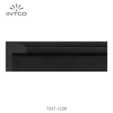1037-122B — 4cm Schwarz PS Bilderrahmenleiste