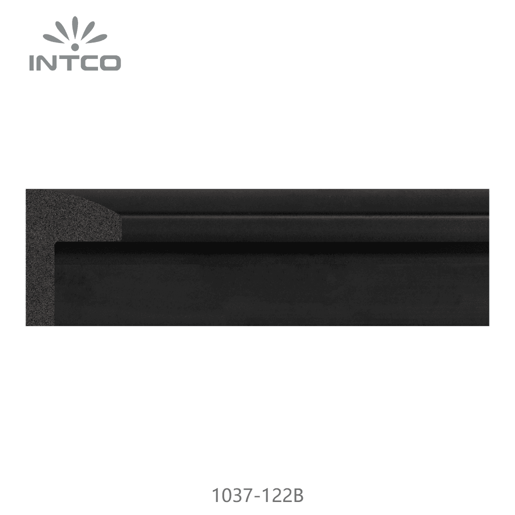 1037-122B — 4cm Schwarz PS Bilderrahmenleiste