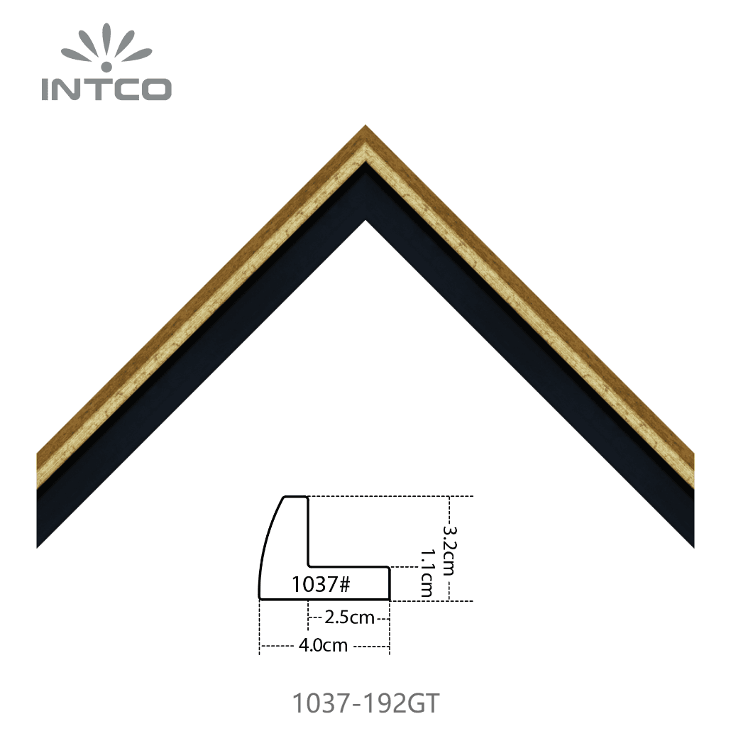 1037-192GT — 4cm PS Baguette d'Encadrement