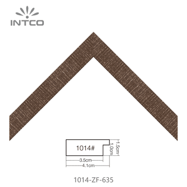 1014-ZF-635 — 4.06cm Natur PS Bilderrahmenleiste