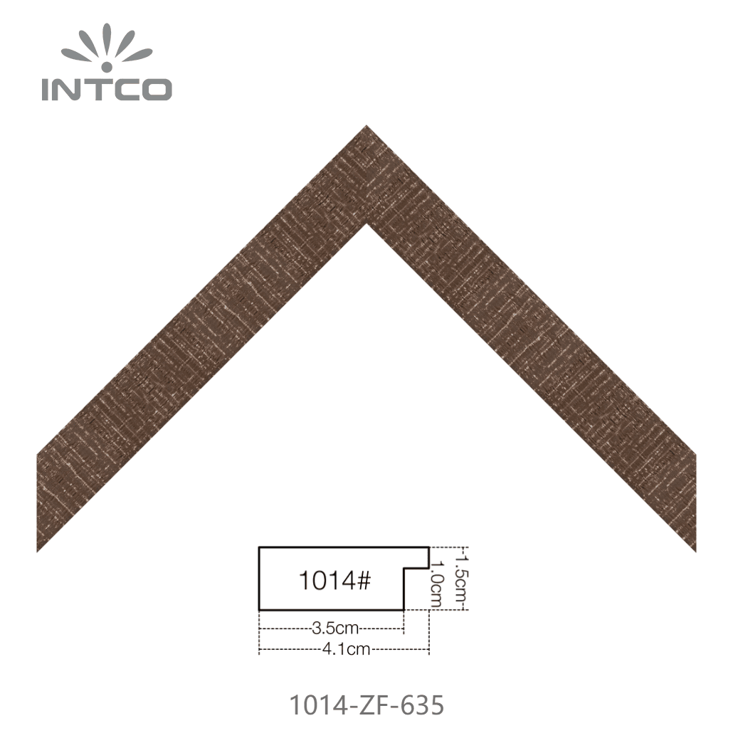 1014-ZF-635 — 4.06cm Natur PS Bilderrahmenleiste
