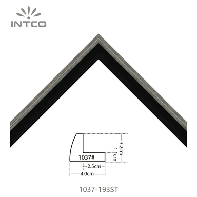 1037-193ST — 4cm PS Moldura para Marco de Fotos