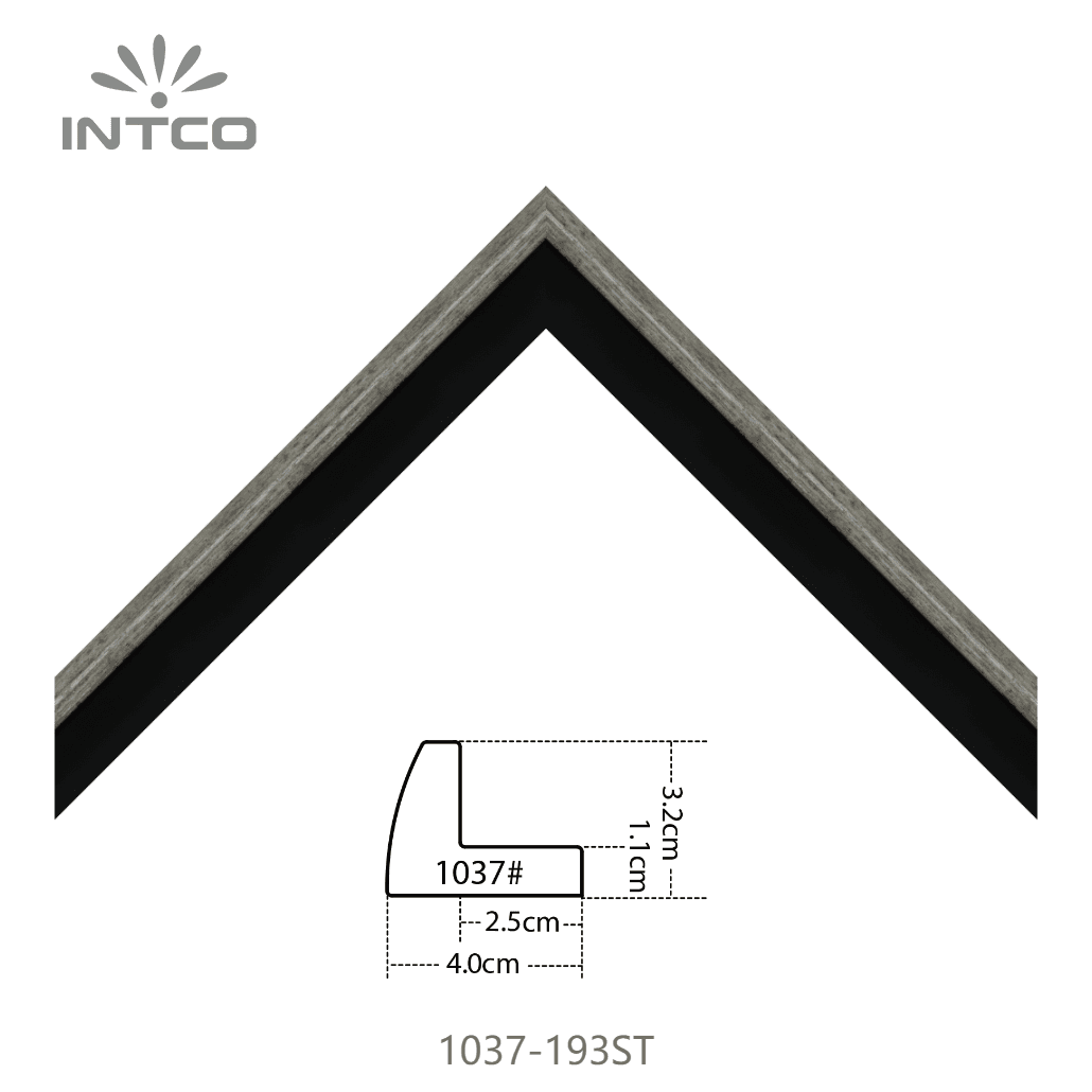 1037-193ST — 4cm PS Moldura para Marco de Fotos