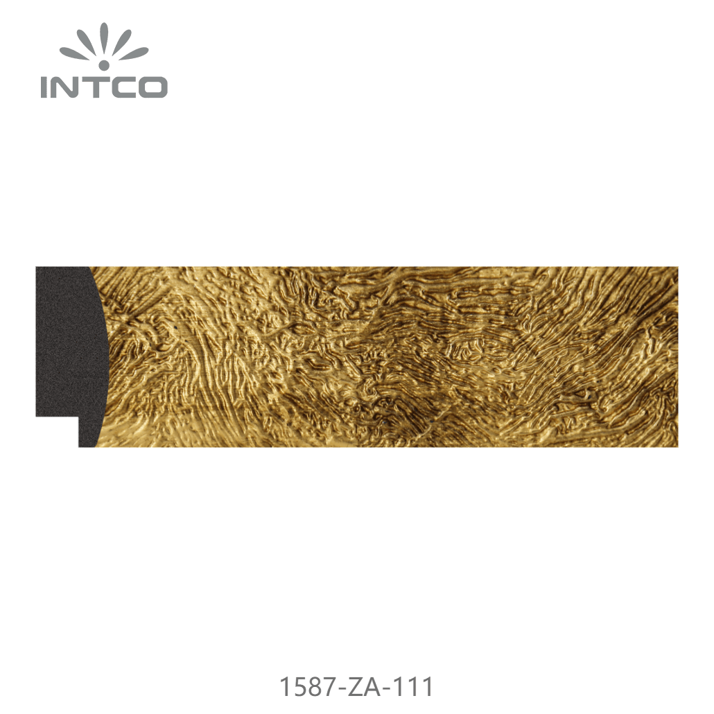 1587-ZA-111 — 3.8cm Gold PS Bilderrahmenleiste
