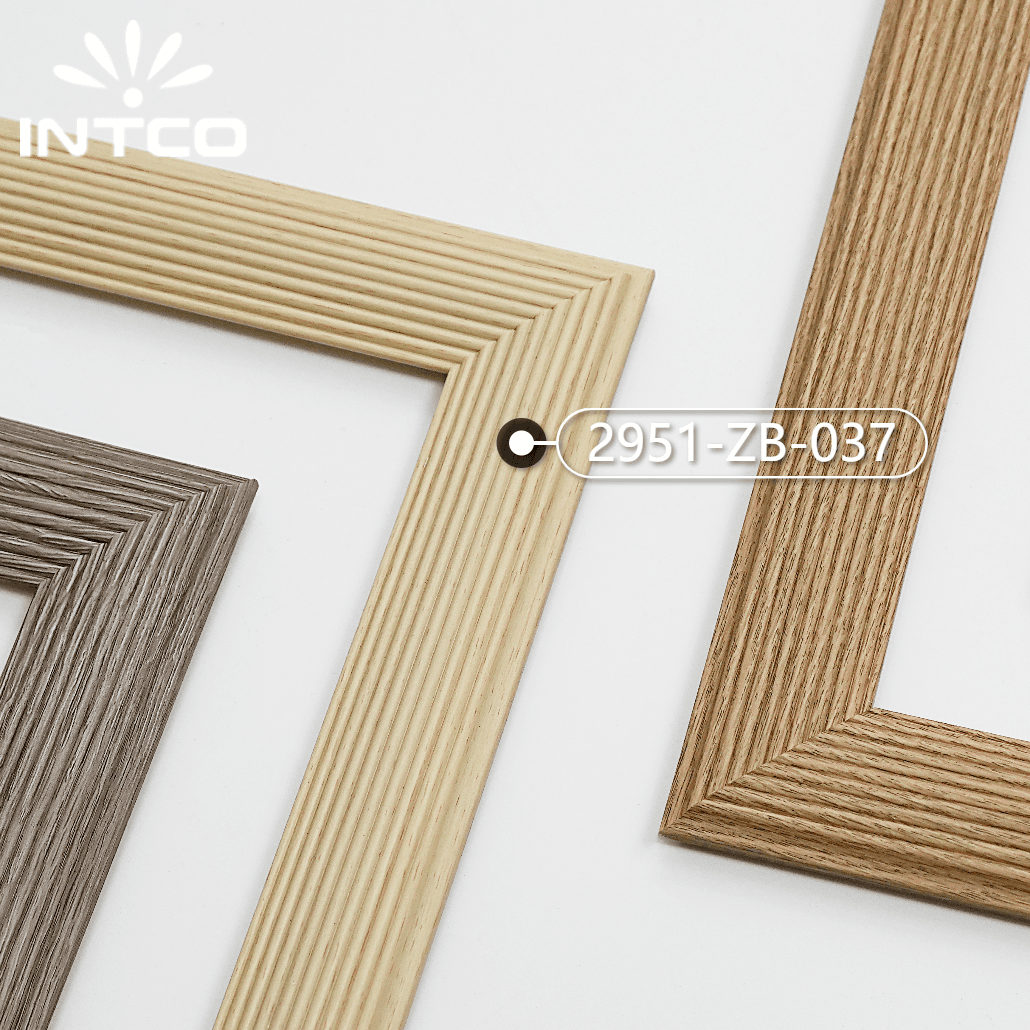 2951-ZB-037 — 3.7cm Black PS Picture Frame Moulding
