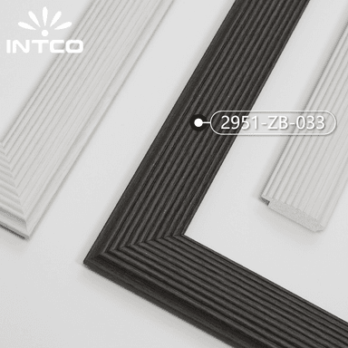 2951-ZB-033 — 3.7cm Black PS Picture Frame Moulding